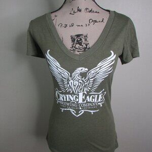 Crying Eagle Brewing Company Shirt S Green